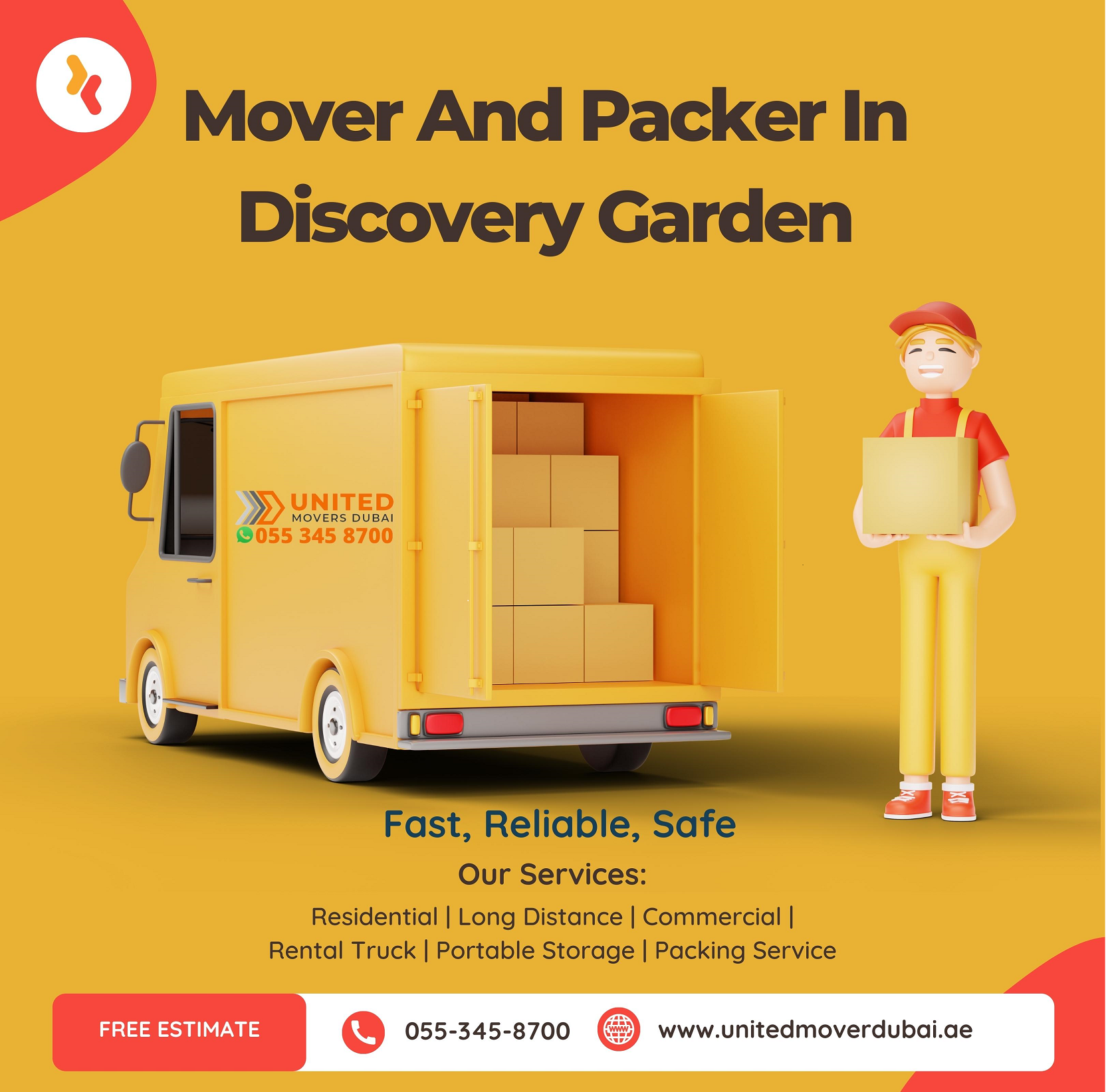 Mover And Packer In Discovery Garden