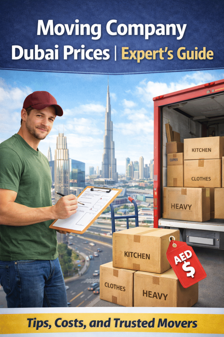 Moving Company Dubai Prices | Expert’s Guide