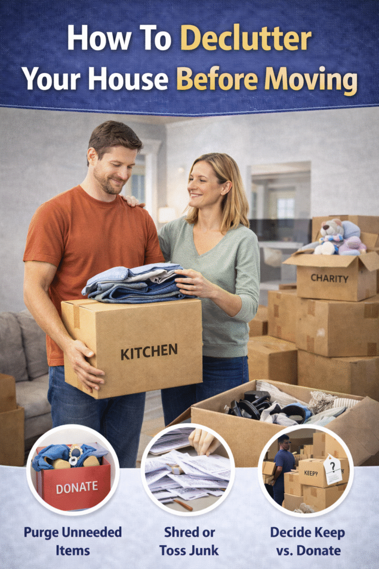 How To Declutter Your House Before Moving