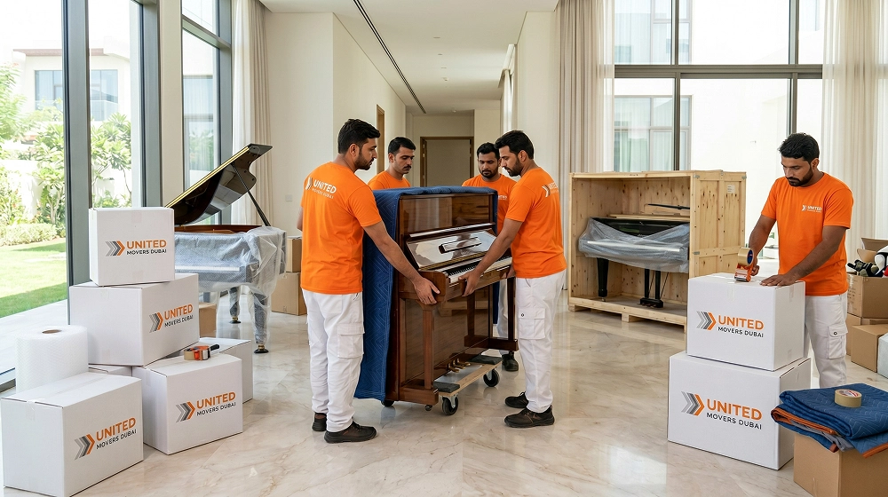 piano movers Dubai