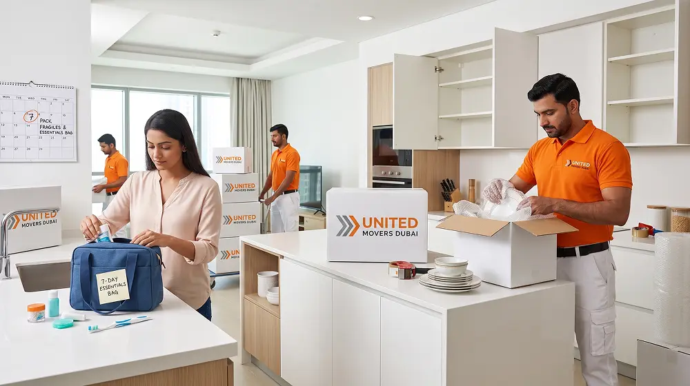 7-day moving preparation checklist